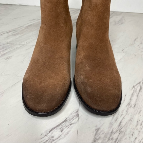 New! Sam Edelman Kaiti Brown Suede Heeled Bootie 7M - Picture 12 of 16
